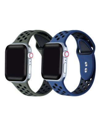 2 Pack Silicone Band for Apple Watch 44,45,46,49mm