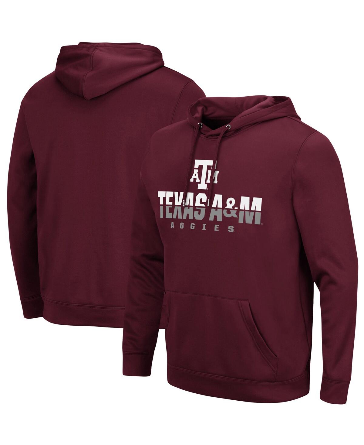 Colosseum Men's Maroon Texas A M Aggies Lantern Pullover Hoodie In Maroon