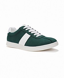 Men's Side-Stripe Faux-Leather Sneakers, Created for Macy's 