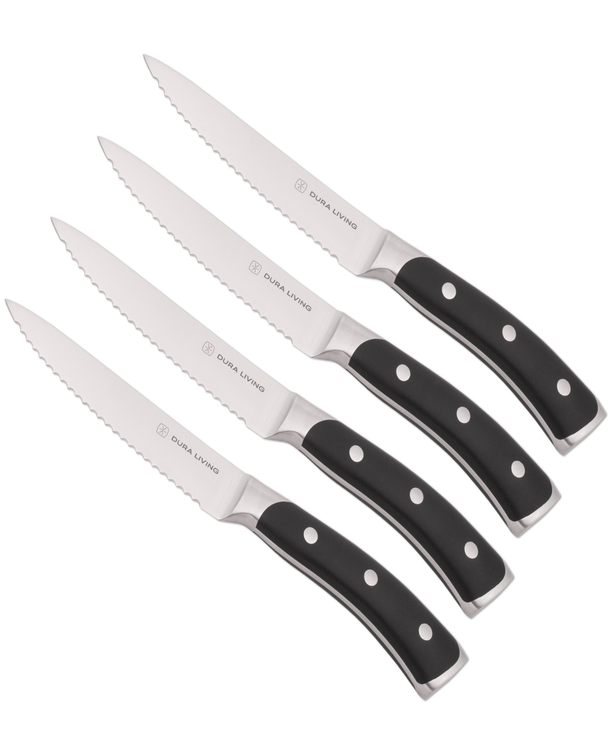 Duraliving 4-piece Steak Knife Set In Black | ModeSens