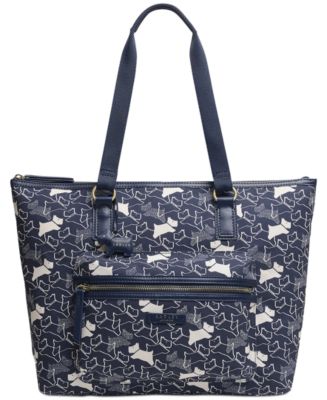 Radley London Women s Texture Dog Large Ziptop Tote Bag Macy s