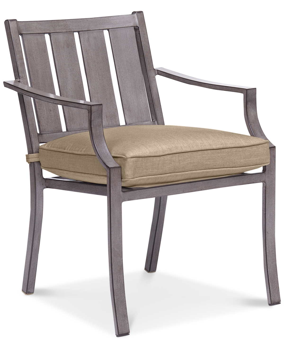 Agio Wayland Outdoor Dining Chair, Created For Macy's In Outdura Remy Pebble