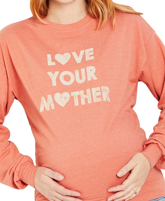 Motherhood Maternity Crewneck Nursing Longsleeve T-Shirt - Macy's