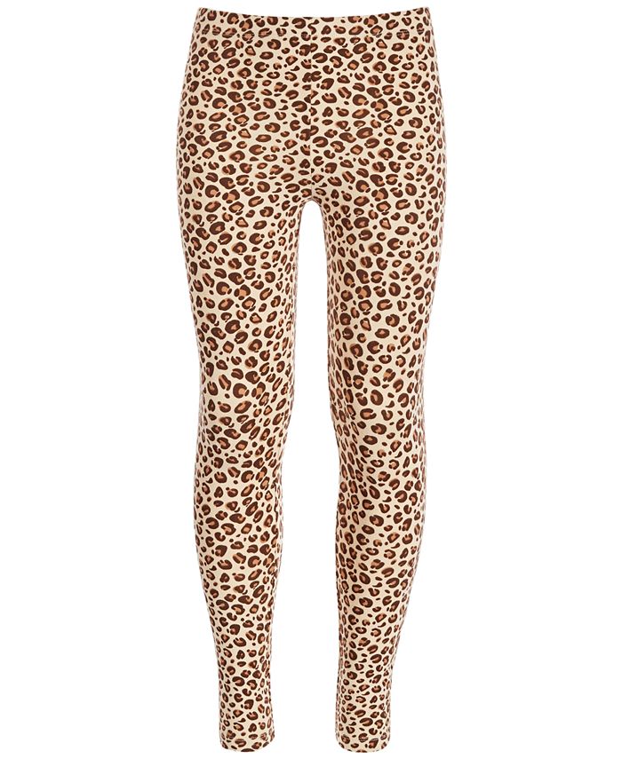 Extra-soft Leggings - Light beige/leopard print - Kids