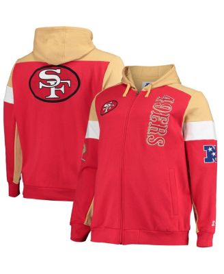 Starter Men's Scarlet, Gold San Francisco 49Ers Extreme Throwback Full ...