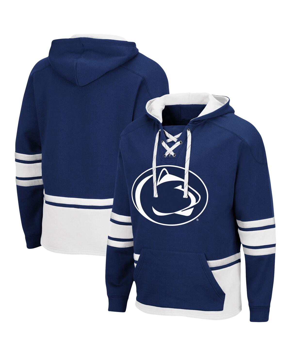 Men's Navy Penn State Nittany Lions Lace Up 3.0 Pullover Hoodie - Navy