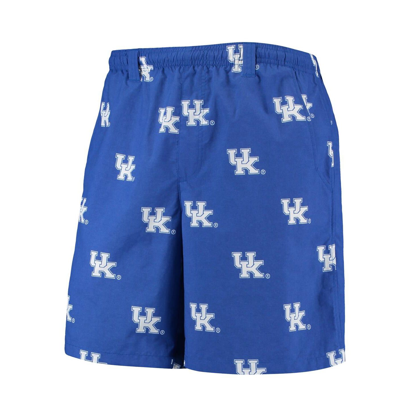 Мужские шорты Columbia Royal Kentucky Wildcats Backcast II 8" Omni-Shade Hybrid — фото 3