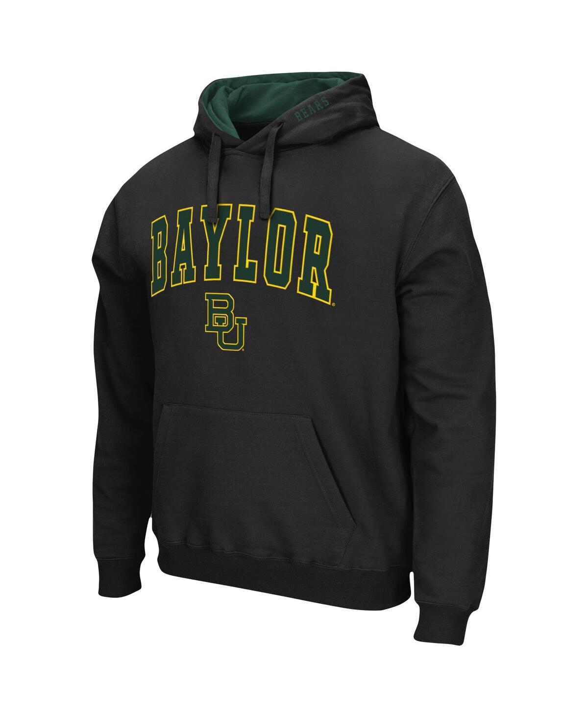 Colosseum Men's Baylor Bears Arch Logo 3.0 Pullover Hoodie In Black