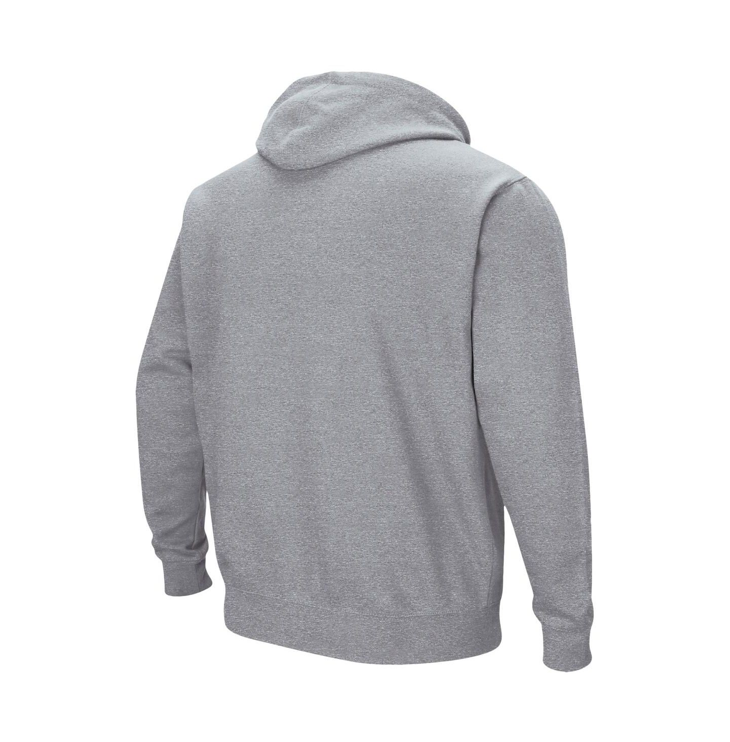 Мужское худи Colosseum NYU Arch and Logo Pullover, цвет: Меланжевый серый — фото 3