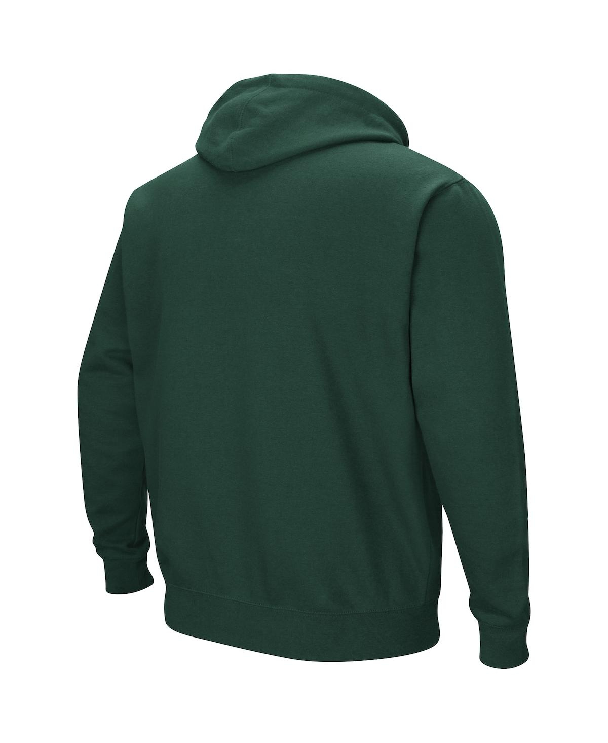 Colosseum Green Vermont Catamounts Arch And Logo Pullover Hoodie In Green
