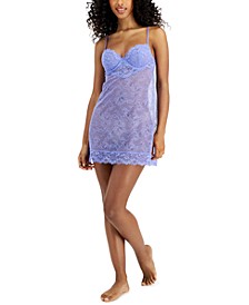 Lace Cupped Chemise Lingerie Nightgown, Created for Macy's
