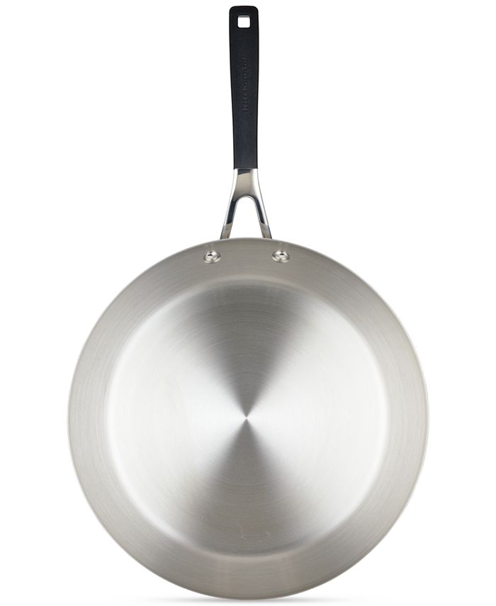 KitchenAid Stainless Steel 12" Induction Frying Pan Macy