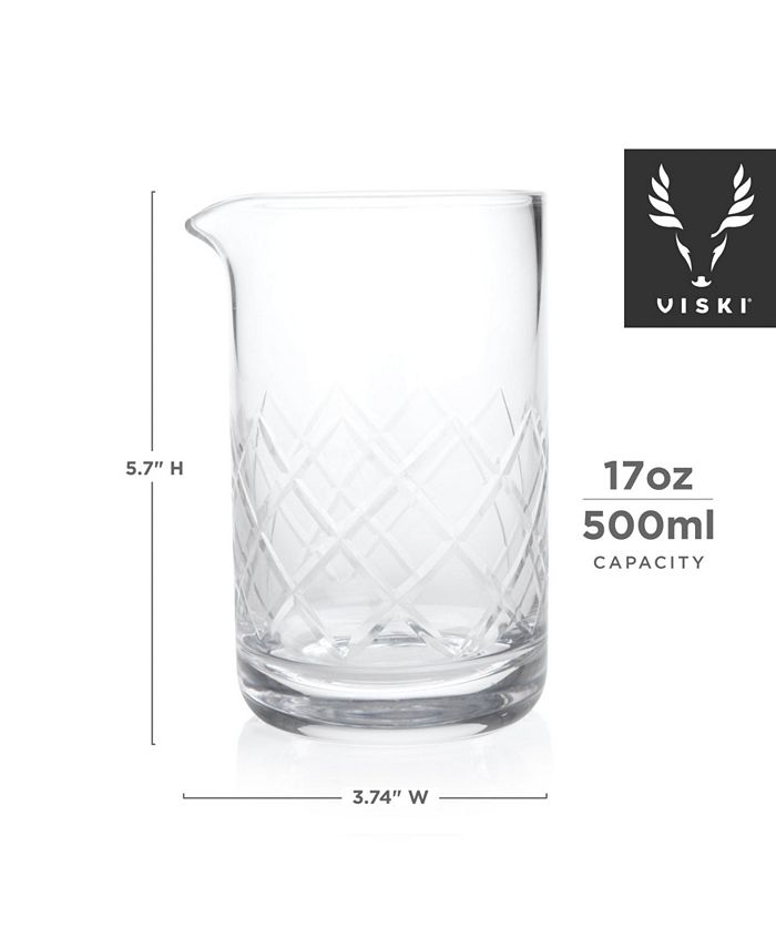 Viski Professional Lead Free Crystal Mixing Glass Macy's