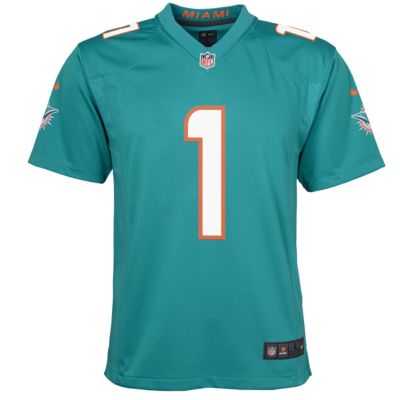 Big Boys and Girls Tua Tagovailoa Aqua Miami Dolphins Game Jersey