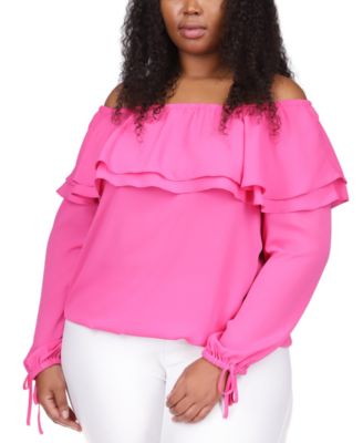 michael kors plus size tops macy's