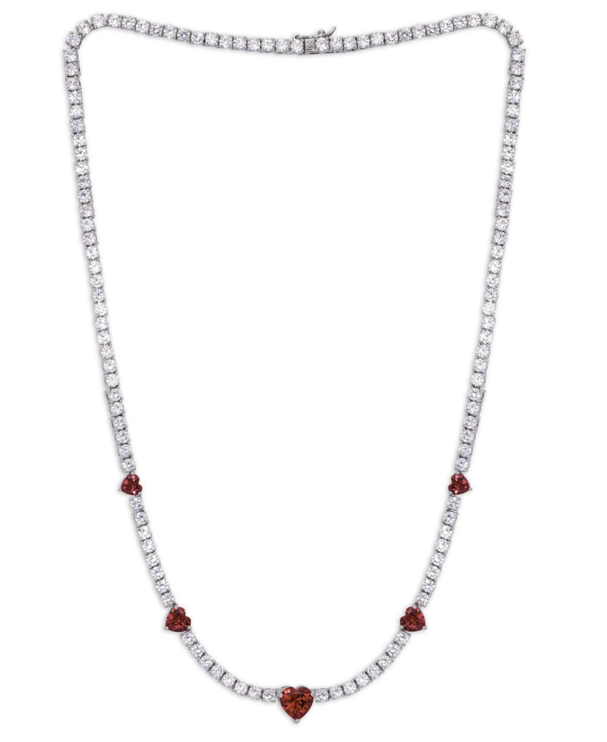 Macy's diamond station necklace shop