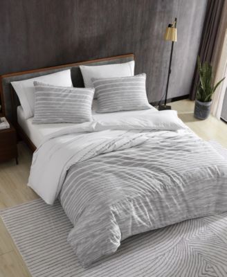 Abstract Stripe Duvet Cover Set, King