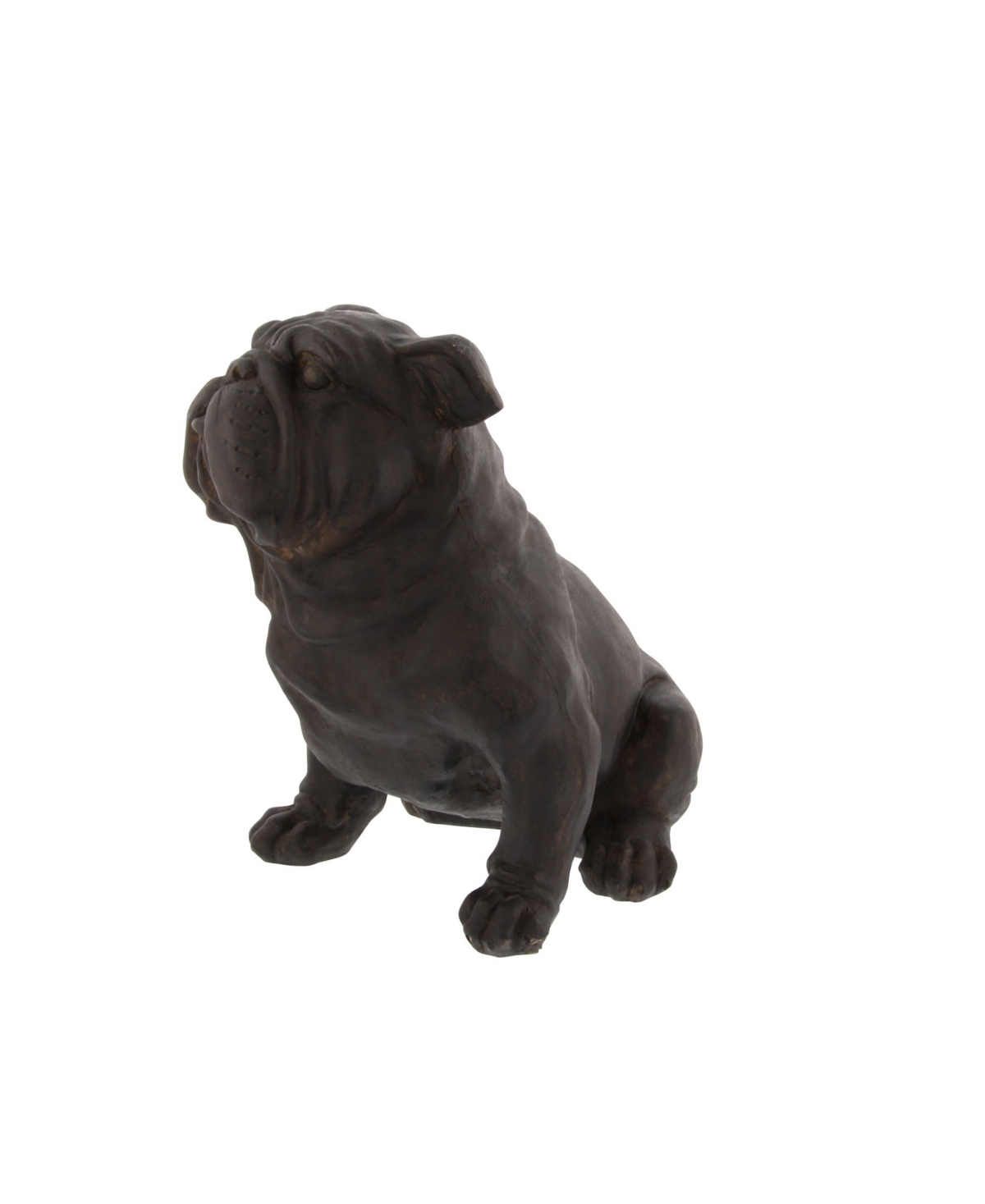 Traditional Resin Dog Sculpture, 13" x 17"