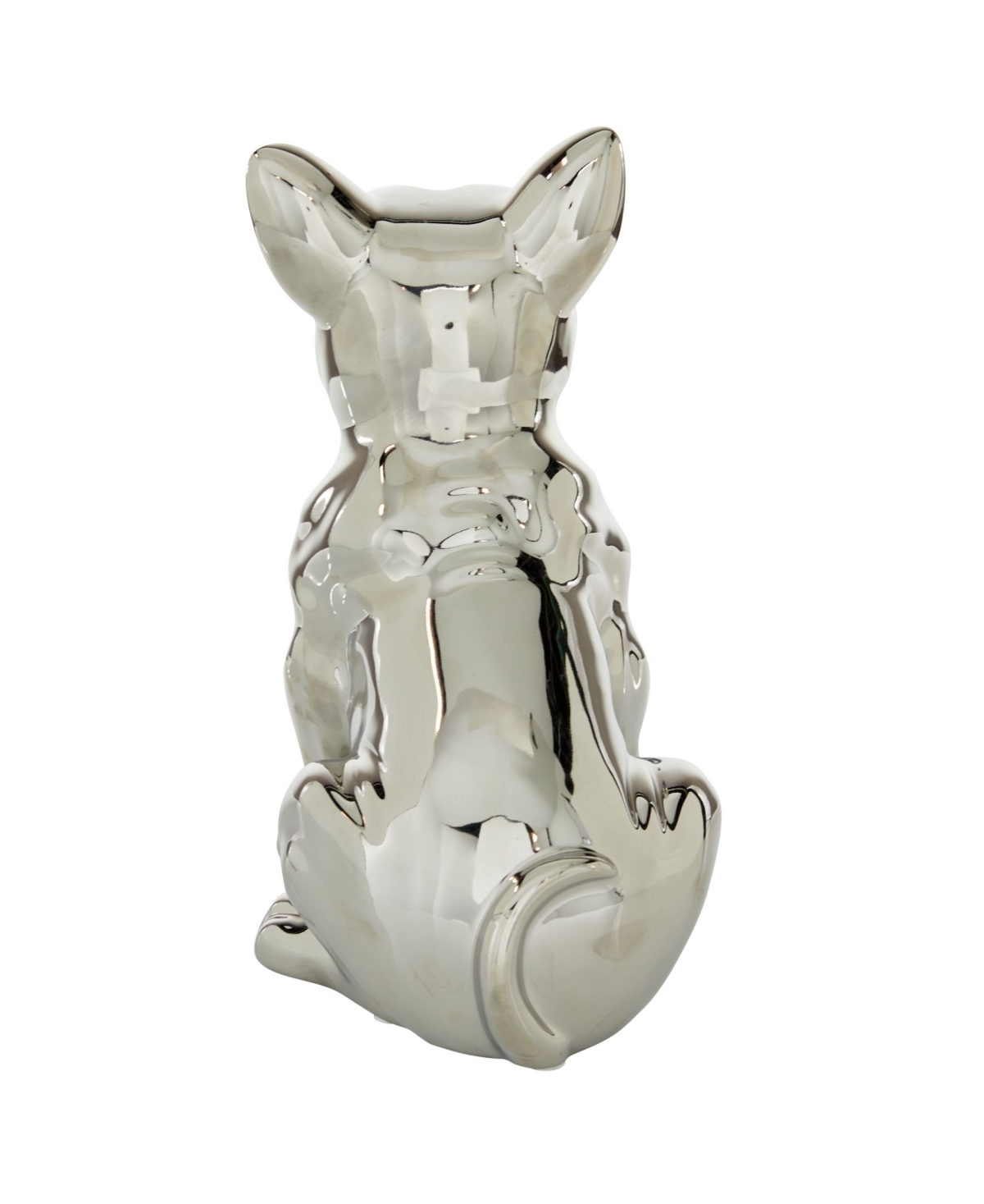CosmoLiving by Cosmopolitan Ceramic Glam Dog Sculpture, 12