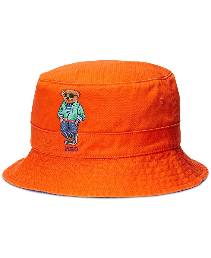 Polo Ralph Lauren Men's Polo Bear Chino Bucket Hat & Reviews - Hats, Gloves  & Scarves - Men - Macy's