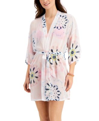 open front kimono cover up