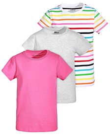 Big Girls 3-Pack T-Shirt Set, Created for Macy's 