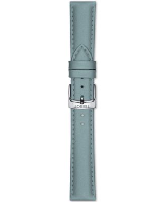 Women's Carson Premium Lady Moonphase Blue Leather Strap Watch 32mm