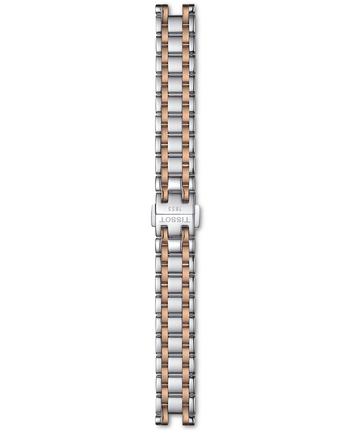 Tissot Women's Bellissima Two-tone Pvd Stainless Steel Bracelet Watch 29mm In White