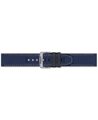 Men's Swiss Chronograph Supersport Blue Textile Strap Watch 40mm