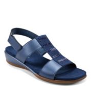 Navy blue sandals macys on sale