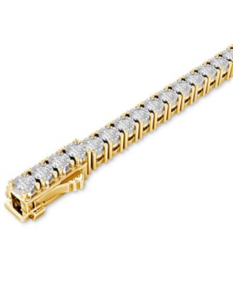 Men's Diamond Tennis Bracelet (1 ct. t.w.) in 10k Gold 