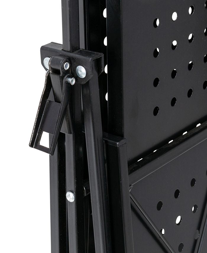 Honey Can Do Collapsible 4Tier Wheeled Metal Shelf Macy's