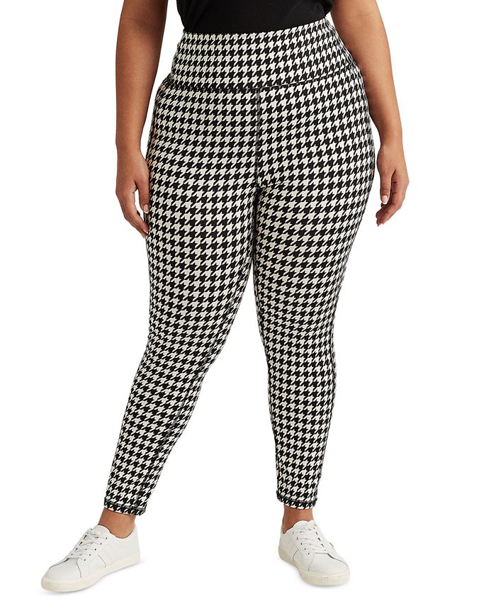 Lauren Ralph Lauren PlusSize Houndstooth Jersey Leggings Macy's