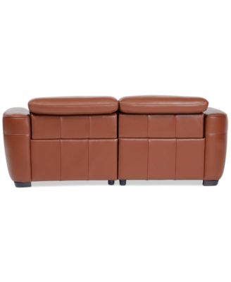 Lexanna 2-Pc. Leather Sofa with 2 Power Motion Recliners, Created for Macy's