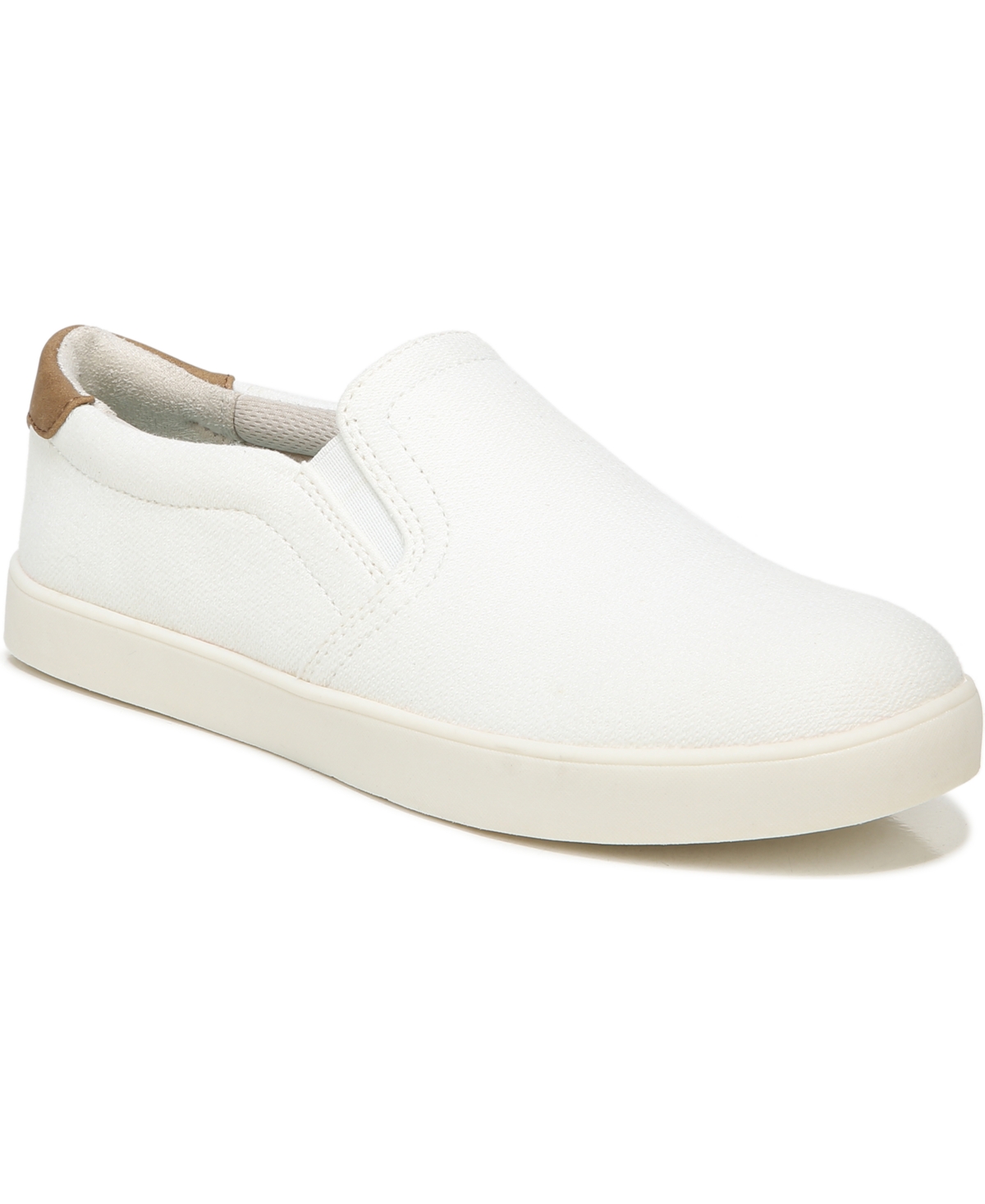 Dr. Scholl's Women's Madison Slip-on Sneakers In White Fabric