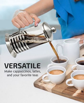 Ovente French Press Coffee Tea & Expresso Maker Heat Resistant