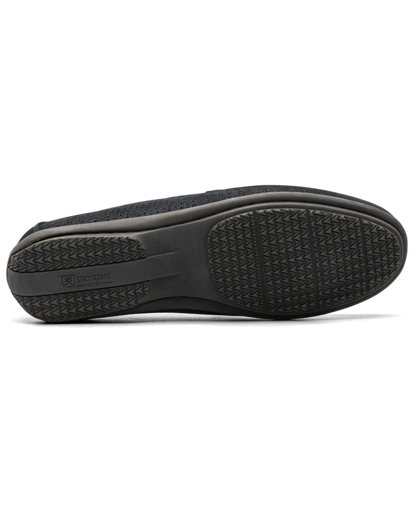 Мужские туфли Stacy Adams Corby Moccasin Toe Saddle Slip-on Loafer, цвет: Тёмно-синий — фото 3