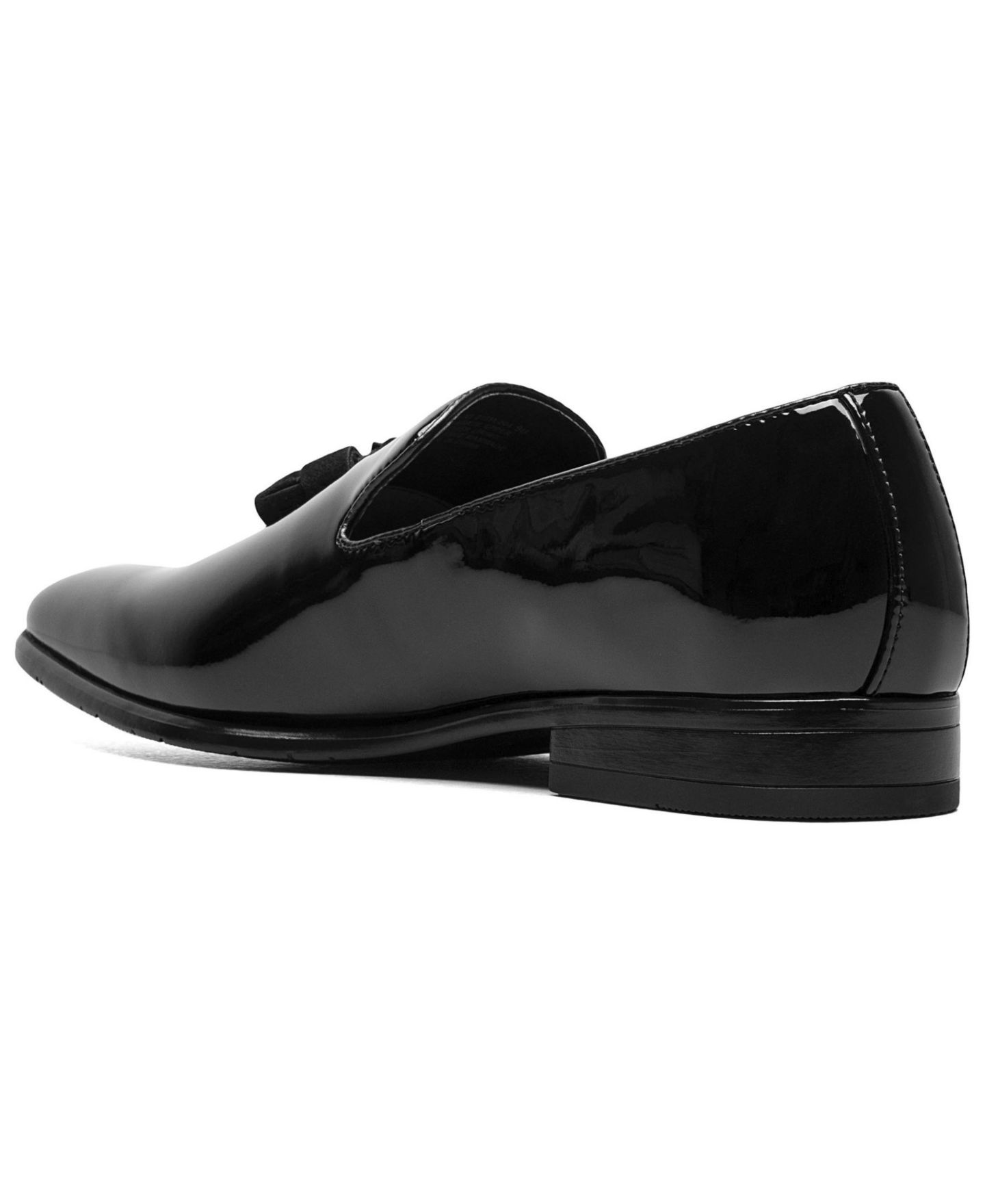 Мужские туфли Stacy Adams Phoenix Patent Leather Slip-on Loafer, цвет: Чёрный лаковый — фото 8