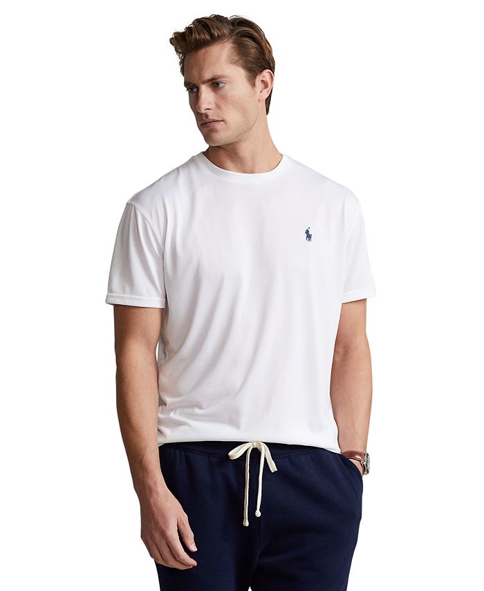 Polo Ralph Lauren Men's Classic-Fit Performance Jersey T-Shirt & Reviews -  T-Shirts - Men - Macy's