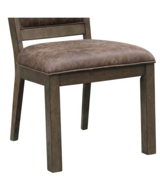 Drew & Jonathan Home Denman Dining 9-Pc Set (Rectangular Trestle Table + 8 Side Chairs)