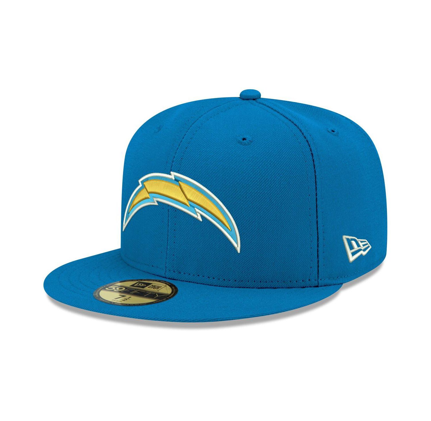 Men's Powder Blue Los Angeles Chargers Omaha Primary Logo 59FIFTY Fitted Hat