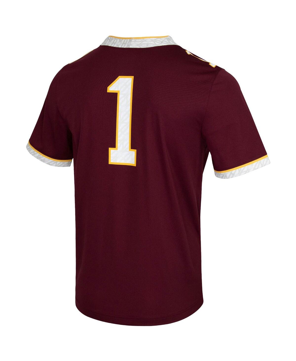 Men's Number 1Minnesota Golden Gophers Untouchable Game Jersey - Maroon