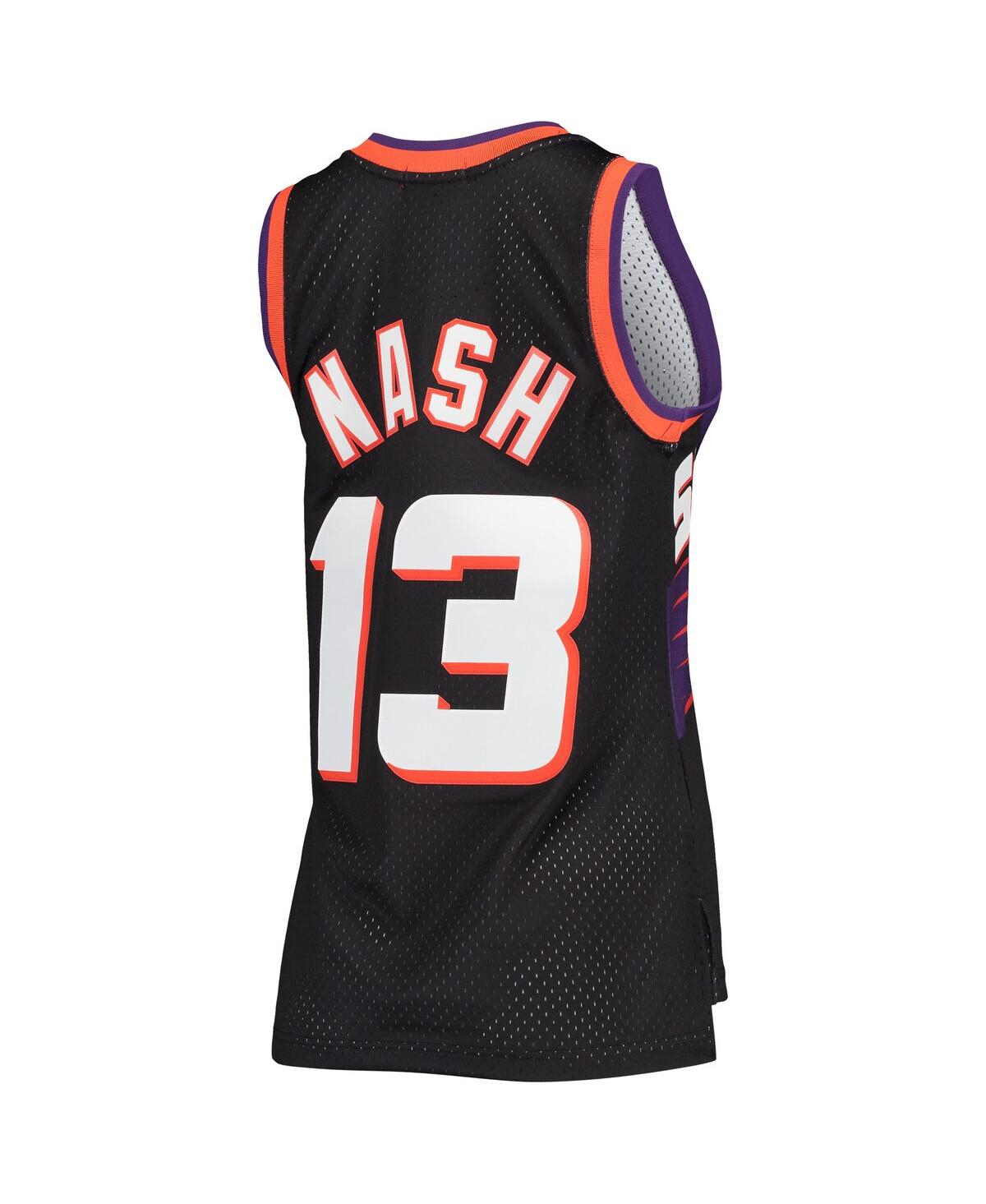 Women's Steve NashPhoenix Suns Hardwood Classics Swingman Jersey - Black