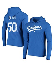 Men's Mookie Betts Royal Los Angeles Dodgers Softhand Player Long Sleeve Hoodie T-shirt