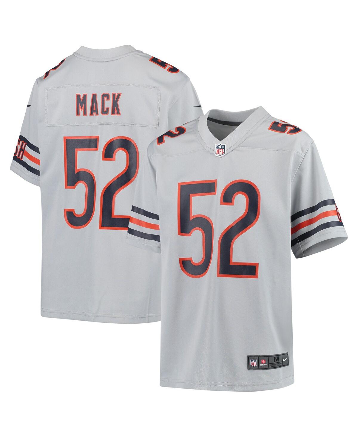UPC 193774538869 product image for Youth Boys Khalil Mack Silver-Tone Chicago Bears Inverted Game Jersey | upcitemdb.com