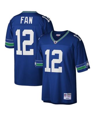 Men's Mitchell & Ness 12 Fan Royal Seattle Seahawks Legacy Replica Jersey Size: Small