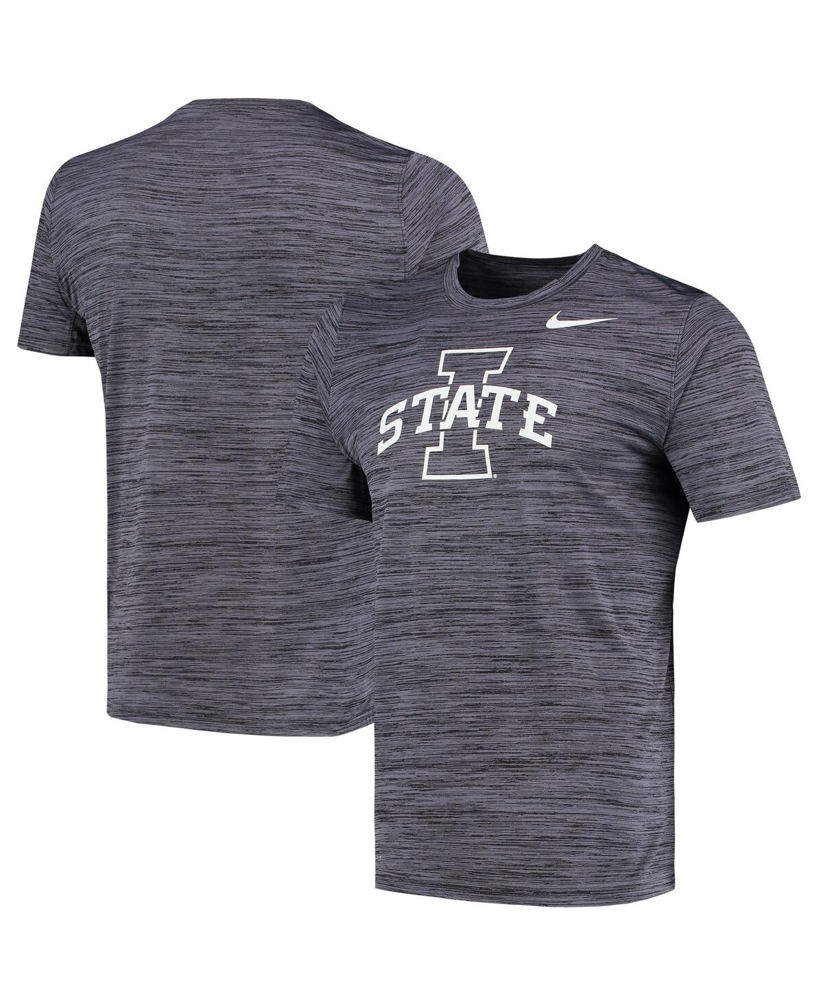 Men's Black Iowa State Cyclones Tonal Velocity Legend Performance T-shirt