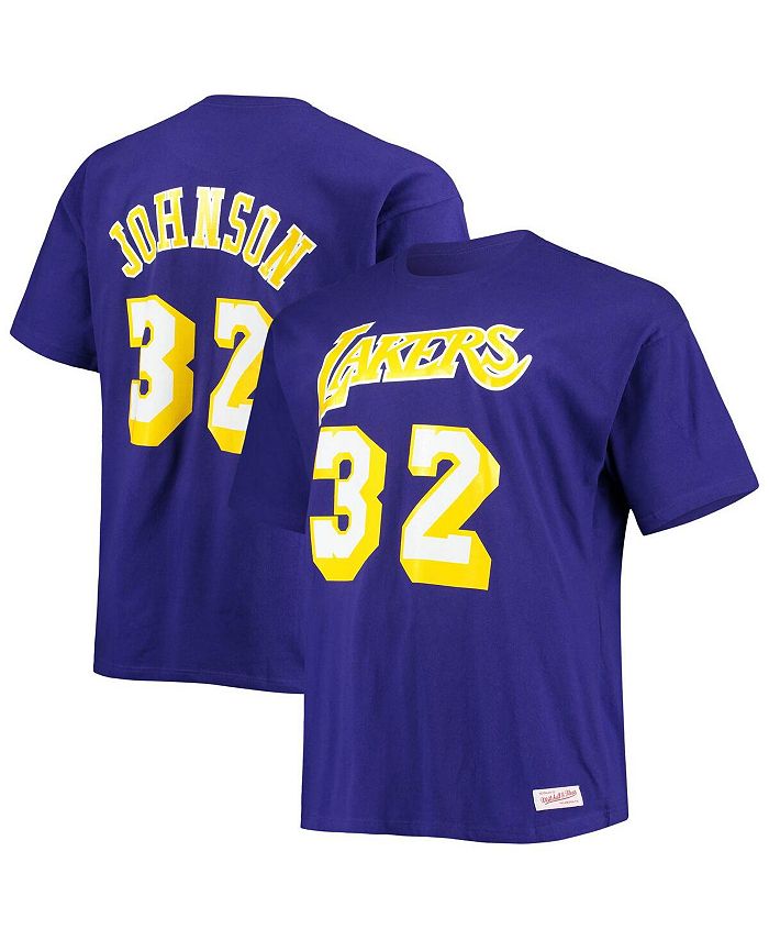 Men's Los Angeles Lakers Magic Johnson Mitchell & Ness Purple