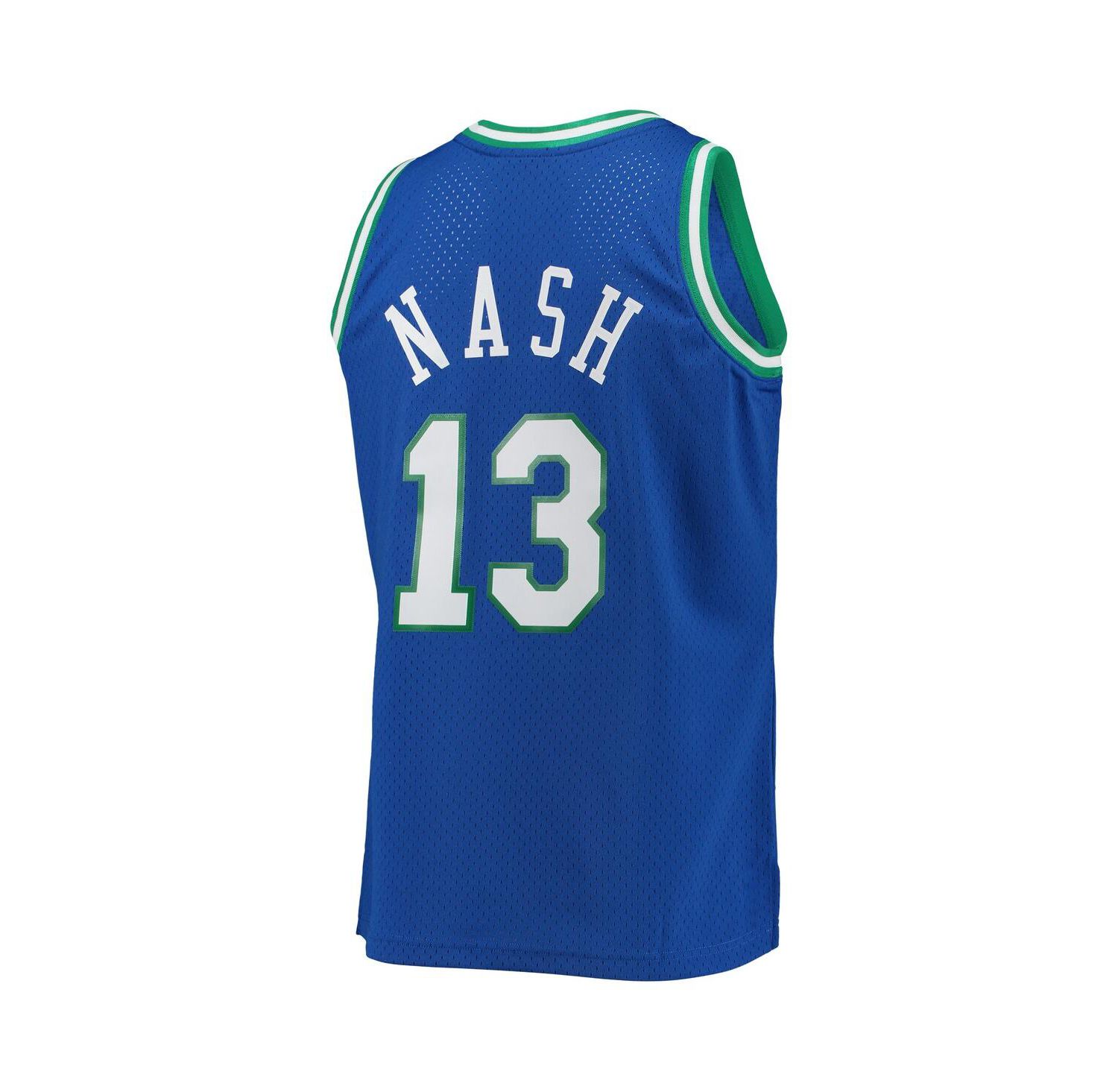 Men's Steve Nash Blue Dallas Mavericks Hardwood Classics Swingman Jersey