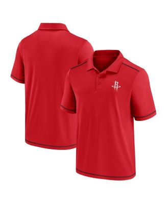 Men's Red Houston Rockets Primary Logo Polo Shirt - Macy's